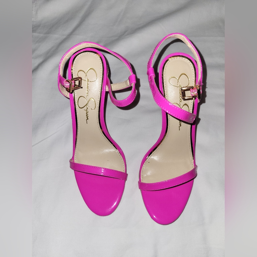 Jessica Simpson Fuchsia Strappy Heels